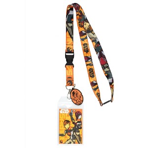 Star Wars Rebels Sabine Mandalorian Warrior Lanyard ID Badge Holder - 1 of 4