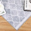 Machine Washable Runner Rug 2x6 Hallway Rug Vintage Trellis Entryway Runners Ultra-Thin Low Pile Floor Mat Non-Slip Throw Rugs Kitchen Runner - 4 of 4
