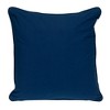 Parkland Collection,Transitional Interlocking Blue 20" X 20" Pillow - 2 of 4
