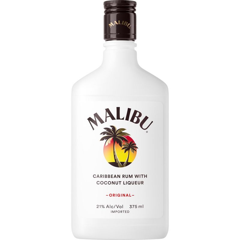 Malibu Coconut Caribbean Rum - 375ml Plastic Bottle, 1 of 8