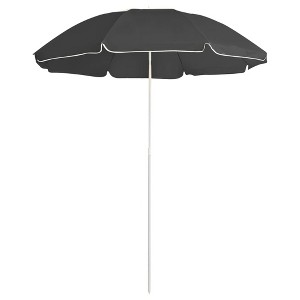 Garden Parasol Sand 100% Polyester, Steel 70.9 in diameter  vidaXL - 1 of 4