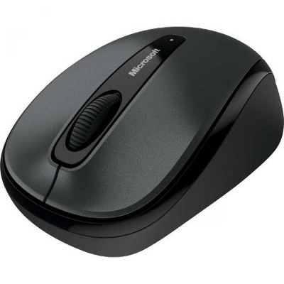 Microsoft 3500 Wireless Mobile Mouse LochNess Gray - Radio Frequency Connection - BlueTrack Enabled - Scroll Wheel - Ambidextrous Design