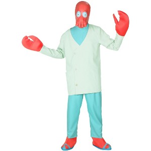 HalloweenCostumes.com Adult Futurama Doctor Zoidberg Halloween Costume | Futurama Lobster Outfit for Themed Parties - 1 of 3