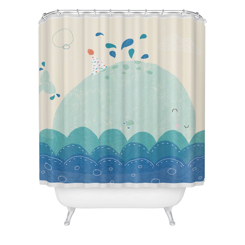 Photos - Shower Curtain Deny Designs Cory Reid Whale 