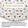 BreathableBaby Cotton Percale Fitted Sheet, For 52" x 28" Crib & Toddler Bed Mattress, Dogs (2-Pack) - 2 of 4