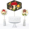 Big Dot of Happiness Wild Mushrooms - Red Toadstool Party Centerpiece Sticks - Table Toppers - Set of 15 - 3 of 4