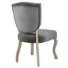 Modway Array Vintage French Performance Velvet Dining Side Chair Gray - 3 of 4