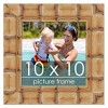 PosterPalooza | 10x10 Wide Bamboo Picture Frame, UV Acrylic, 4 Finishes - Brown, Black, Silver, and Natural - 2 of 4