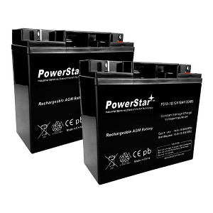 PowerStar COMBO OF 2 12V 18AH SLA Battery for APC SU3000RMNET AP1250 AP1400 - 1 of 1