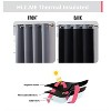 HLC.ME Laurance Complete Blackout Thermal Insulated Grommet Top Panels Window Curtains Drapes for Bedroom, Set of 2 - 4 of 4
