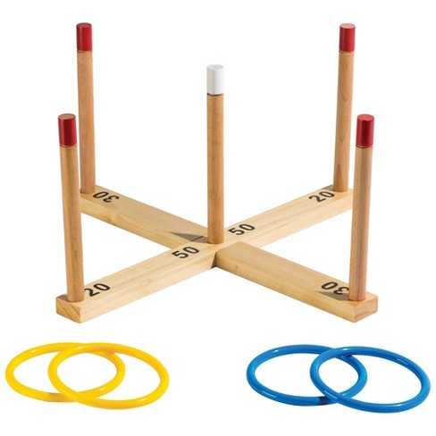 Hook and Ring Toss Game, Target Throwing Games for Family Fun