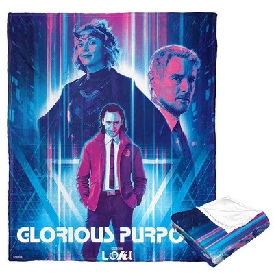 Marvel Loki Purpose Silk Touch Throw Blanket 50x60 Inches