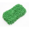Unique Bargains 8-Shape Microfiber Fiber Chenille Sponge Car Wash Cleaning Glove Brush Pad Green 9.8x5.1x2.8inches - 3 of 4
