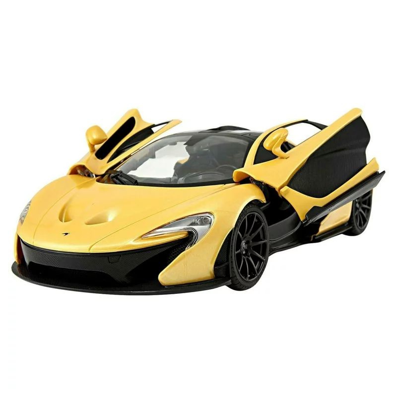 Link Worldwide Ready! Set! Go! 1:14 RC McLaren P1 Sports Car With Lights And Open Doors - Yellow, 3 of 4