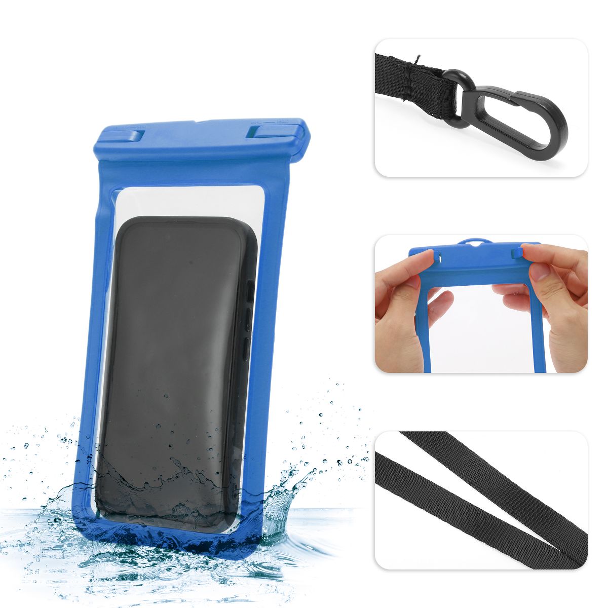 Unique Bargains Universal Mobile Waterproof Bag 4.53"x8.27" 2 Pcs - thumbnail 9