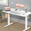 MAYEERTY 55in Computer Desk with Storage, Modern Writing Desk with Fabric Drawers for Home Office, Black - 3 of 4