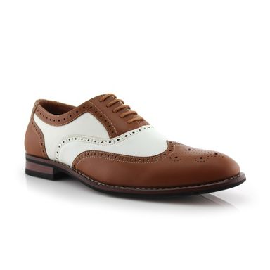 Ferro Aldo Mens Arthur MFA139001D Wingtip Two Tone Oxford  display picture 1