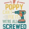 Junior's Design By Humans If Poppy Can't Fix It We're All By nathanhoang T-Shirt - 2 of 2