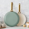 GreenPan (10" and 12") Reserve Pro Ceramic Nonstick Frypan Set - 2 of 4