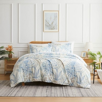 Southshore Fine Living Tropic Leaf 3-piece Down Alternative Comforter ...