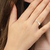 Pompeii3 14K Pink Rose Gold 5mm Comfort Fit Wedding Band Ring - 4 of 4
