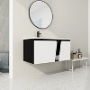 Vynxaria 40' Floating Wall-Mounted Bathroom Vanity With Single Sink,& Soft-Close Cabinet Door - 2 of 4