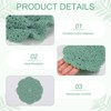 Unique Bargains Round Handmade Crochet Cotton Cup Coaster Placemats Home Decoration - 2 of 4