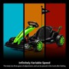 24V Go Kart, Electric Drift Kart Car with Adjustable Seat, Outdoor Ride On Toy with Variable Speed Mode - 3 of 4