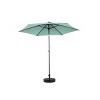 Aukfa 9FT Outdoor Patio Umbrella with Crank & Tilt - 6 Ribs Market Umbrella for Deck, Pool, Backyard ,Multicolor - 2 of 4