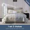BAGOKIE 5/7 PCS Bed in a Bag Reversible Bedding Set with Comforter, Sheets, Pillow Sham, Pillowcase - 4 of 4