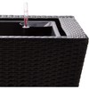 DMC Products Vista Square Resin Wicker Planter, Black, 22in - 3 of 3