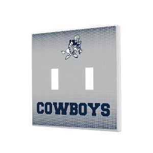 NFL NFC Historic Teams Linen Hidden-Screw Light Switch Plate for Double Toggle - 1 of 4