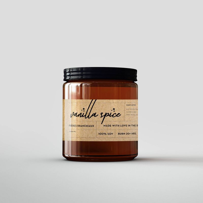 Vanilla Spice Candle - Freres Branchiaux, 1 of 5