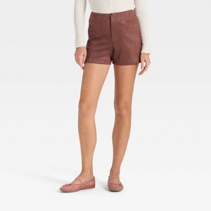 Women's Faux Suede Short - A New Day™ - 1 of 3
