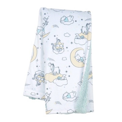Disney Fleece Fabric Winnie the Pooh Night Time Baby