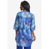 Jessica London Women's Plus Size Hi-Low Linen Tunic - 3 of 4