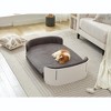 Lyngins Oval Elevated Indoor Pet Bed for Dogs & Cats,Comfy L-Size Dog Sofa Bed with Removable Mattress,Cat Bed - 3 of 4