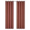 Kate Aurora Regency Collection Raised Jacquard Damask Grommet Top Curtains - 3 of 4