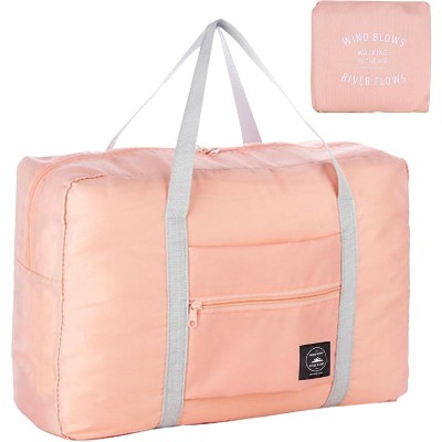 Hachikiko Foldable Travel Duffel Bag,Water Resistant Spirit Airlines Personal Item Tote,Lightweight Nylon Overnight Luggage