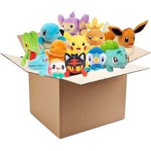 Pokemon 8" Plush Mystery Blind Box 5-Pack - Receive 5 Assorted Figures & Starters - Authentic Stuffed Animal Toy - Gift for Kids, Boys, Girls - 2+ - 1 of 4