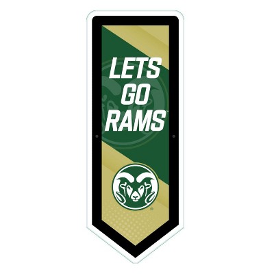 Evergreen Ultra-Thin Glazelight LED Wall Decor, Pennant, Colorado State University- 9 x 23 Inches Made In USA
