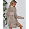 Women Crochet Lightweight Cardigan Cover Up Open Front Long Sleeve Summer Cardigans 2024 - 2 of 4