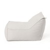 Vynxaria Khaki Ettie 3 Ft. Water Resistant Fabric Bean Bag Chair - 4 of 4