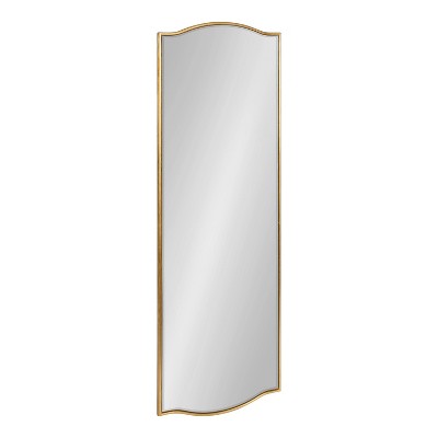 18" x 48" Sedelle Decorative Framed Mirror Gold - Kate & Laurel All Things Decor
