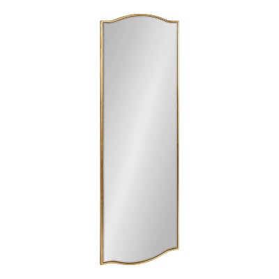 18" x 48" Sedelle Decorative Framed Mirror Gold - Kate & Laurel All Things Decor