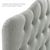 Modway Annabel Queen Upholstered Fabric Headboard – Tufted Design with Adjustable Height and Sturdy MDF Frame - 2 of 4