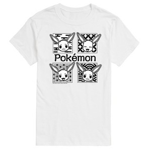 Men's - Pokémon - Wagara Eevee Grid Short Sleeve Graphic T-Shirt - 1 of 3
