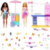 Barbie Beach Boardwalk Playset with Barbie Brooklyn & Malibu Dolls, 2 Stands & 30+ Accessories - 3 of 4
