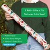 Big Dot of Happiness Christmas Cowboy Wrapping Paper, Holiday Gift Wrapping Paper Roll, Pink Cowgirl Western Gift Wrapping, 24 in x 7 feet, 1 Roll - 3 of 4