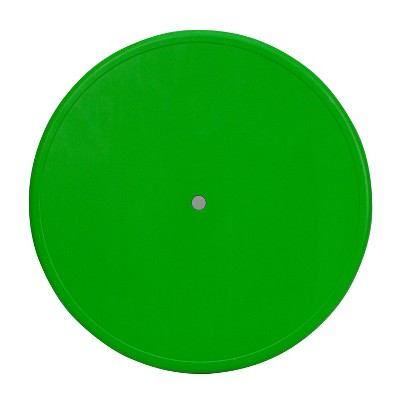 Green 33" Round Plastic Adjustable Height Activity Table